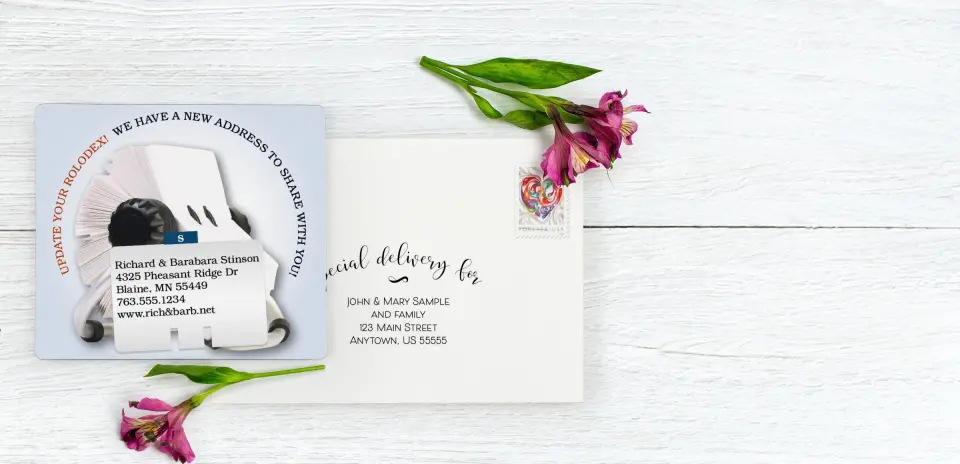 Save the Date Magnet with Optional Guest Addressing Service