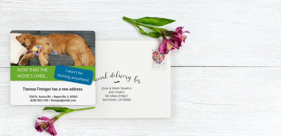 Save the Date Magnet with Optional Guest Addressing Service