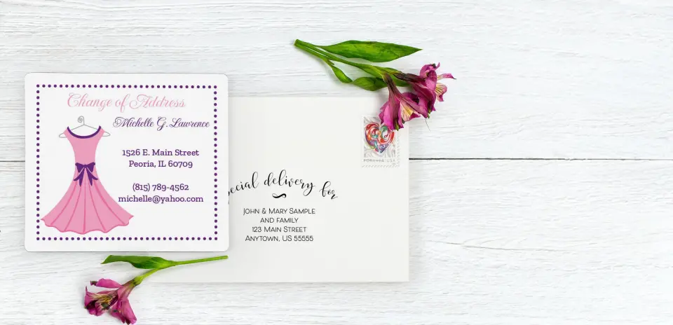 Save the Date Magnet with Optional Guest Addressing Service