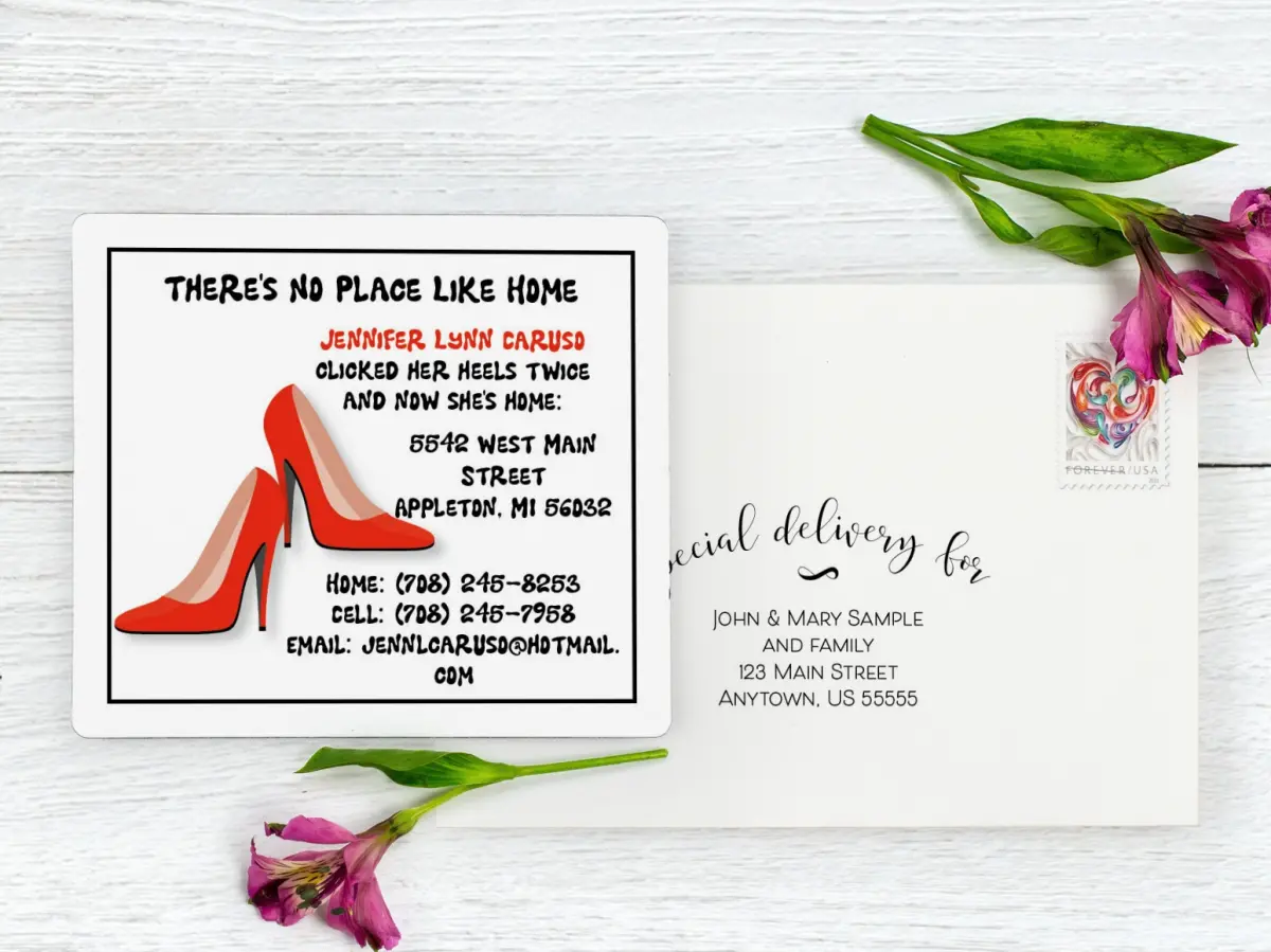 Save the Date Magnet with Optional Guest Addressing Service