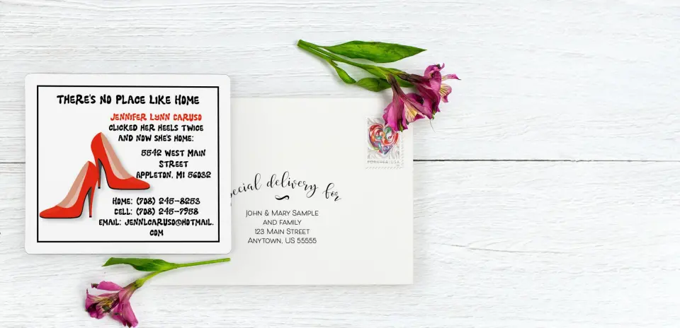 Save the Date Magnet with Optional Guest Addressing Service