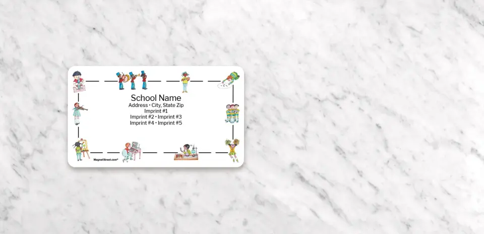 Business Card Magnet Front