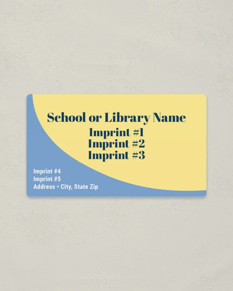 This is a 2" x 3½" School Contact Magnet called Swish printed in full color