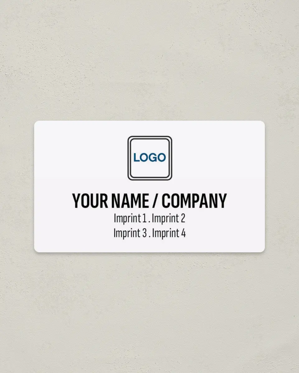 This is a 2" x 3½" Magnetic Business Card called Network Enterprise printed in full color with a Standard Gloss finish