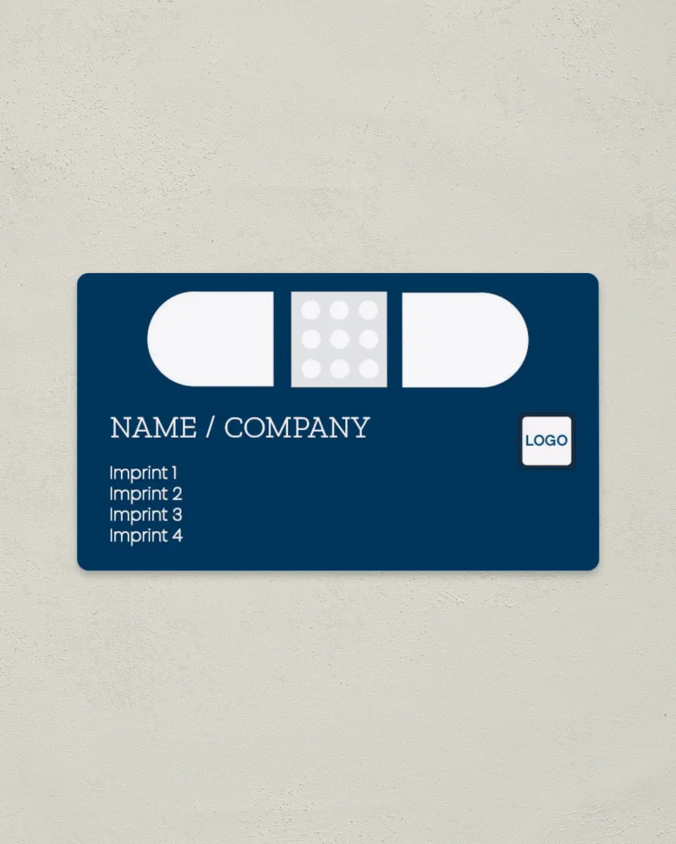 This is a 2" x 3½" Magnetic Business Card called Family Practice printed in full color with a Standard Gloss finish