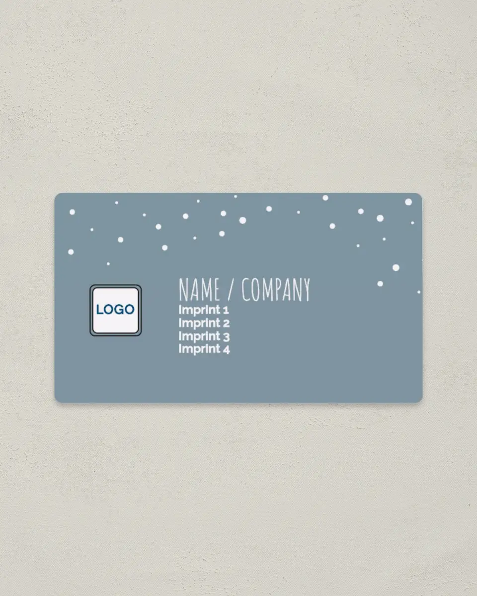 This is a 2" x 3½" Magnetic Business Card called Special Event Planner printed in full color with a Standard Gloss finish