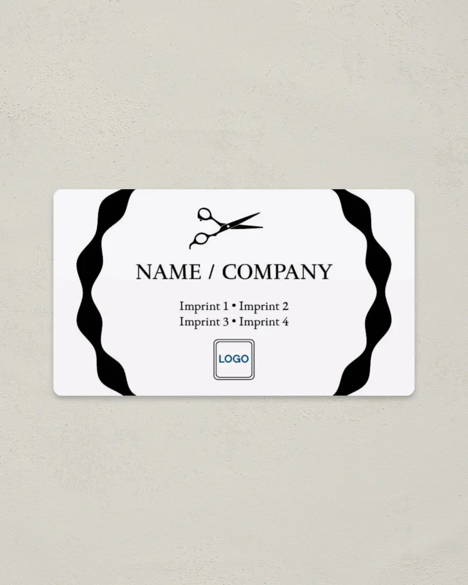 This is a 2" x 3½" Magnetic Business Card called Precision Cuts printed in full color with a Standard Gloss finish