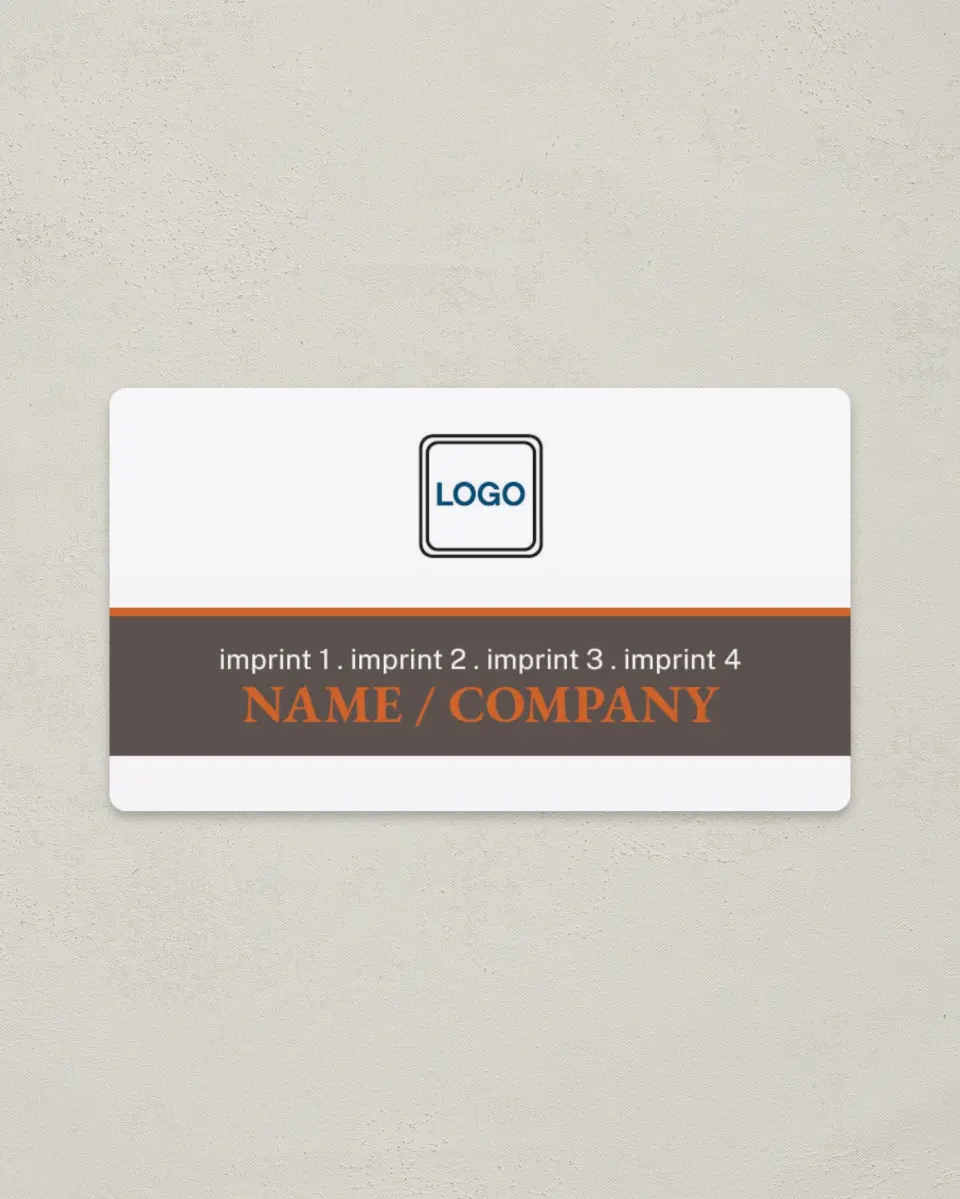 This is a 2" x 3½" Magnetic Business Card called Choice Company printed in full color with a Standard Gloss finish