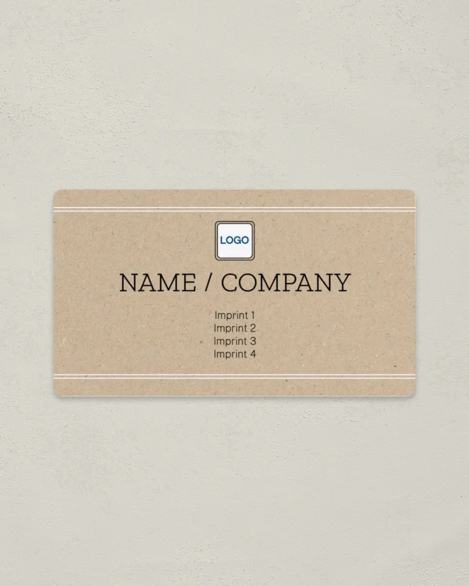 This is a 2" x 3½" Magnetic Business Card called Professional Business printed in full color with a Standard Gloss finish