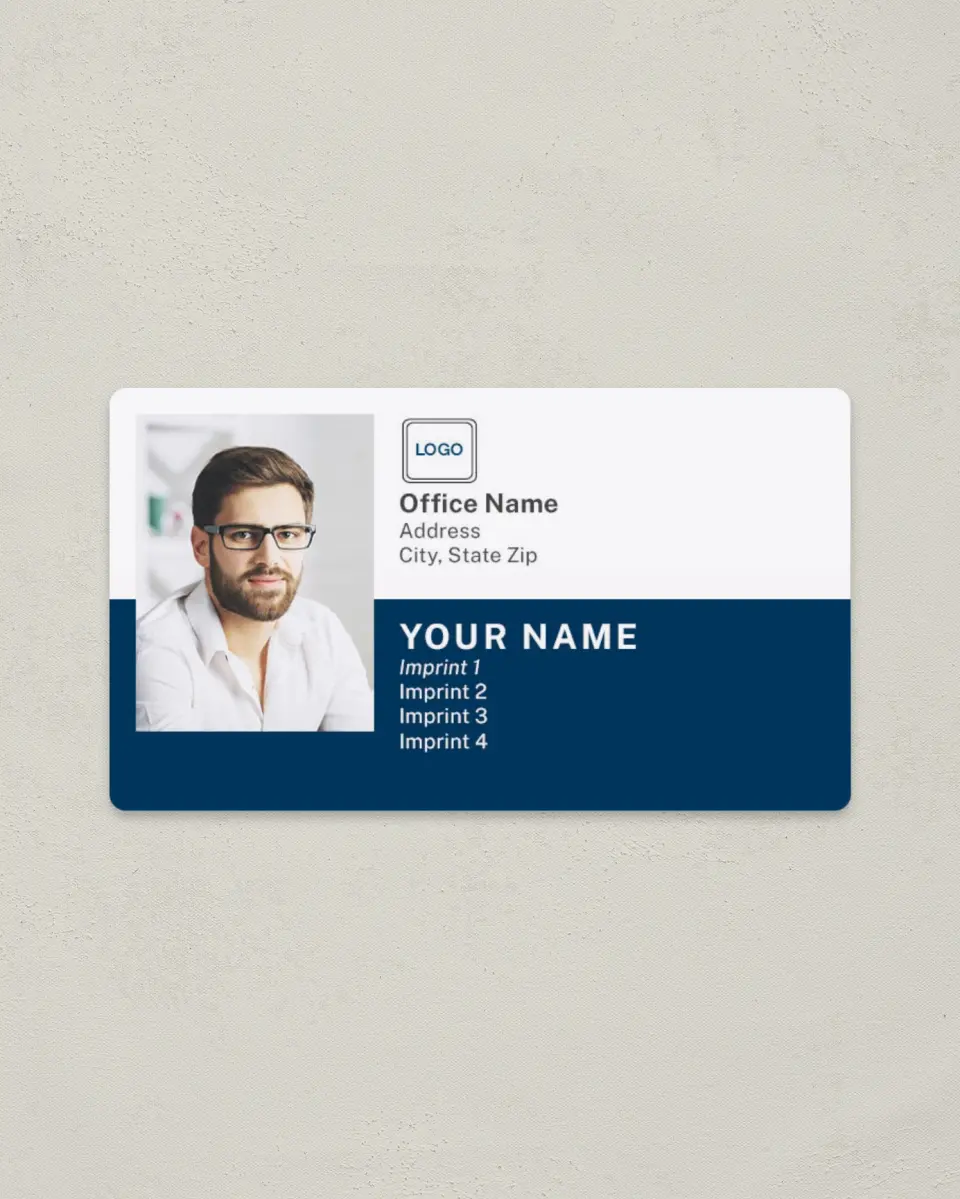 This is a 2" x 3½" Magnetic Business Card called Respected Agent printed in full color with a Standard Gloss finish