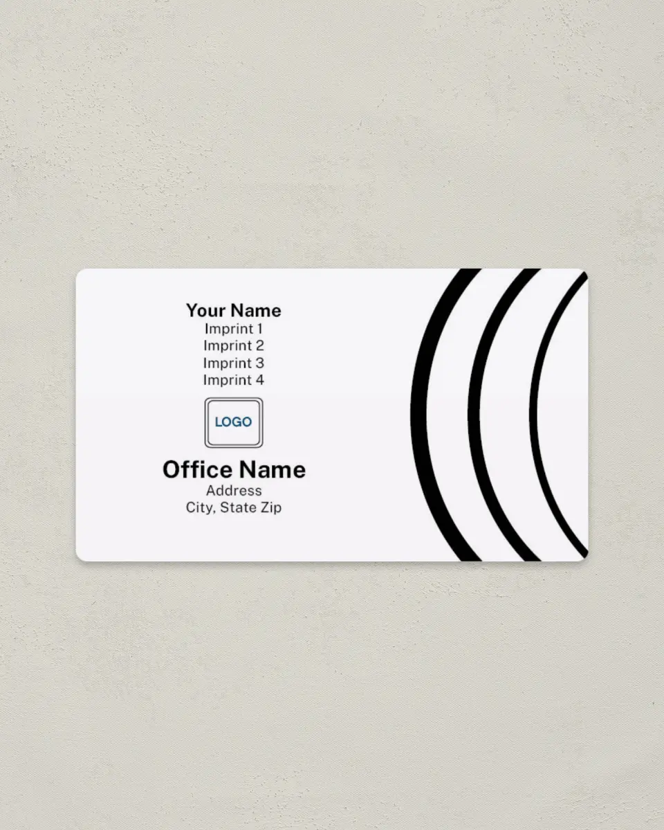 This is a 2" x 3½" Magnetic Business Card called Agent Network printed in full color with Silver foil and a Soft Touch finish