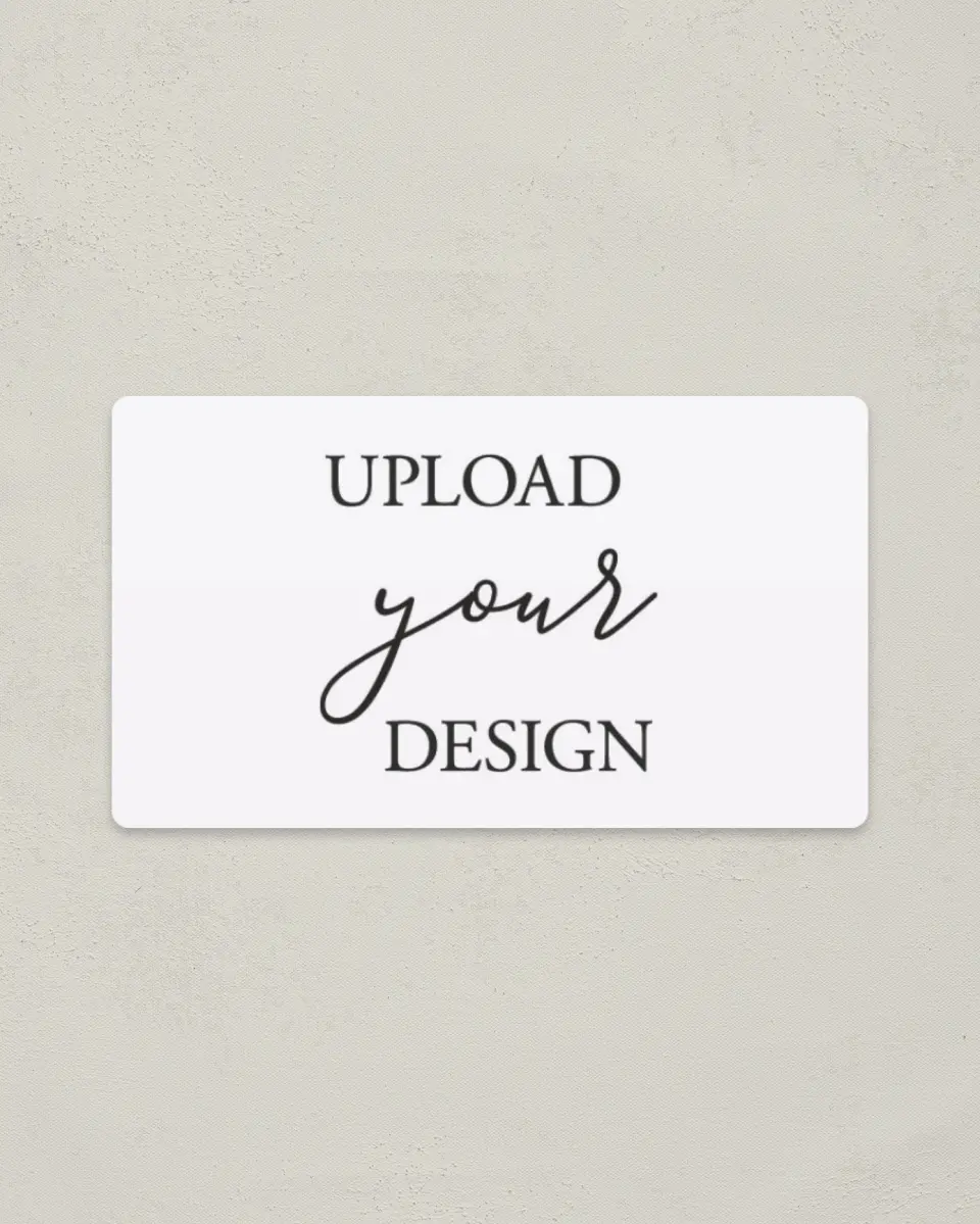 This is a 2" x 3½" Upload Your Design called 2" x 3½" Business Card Magnets printed in full color with a Standard Gloss finish