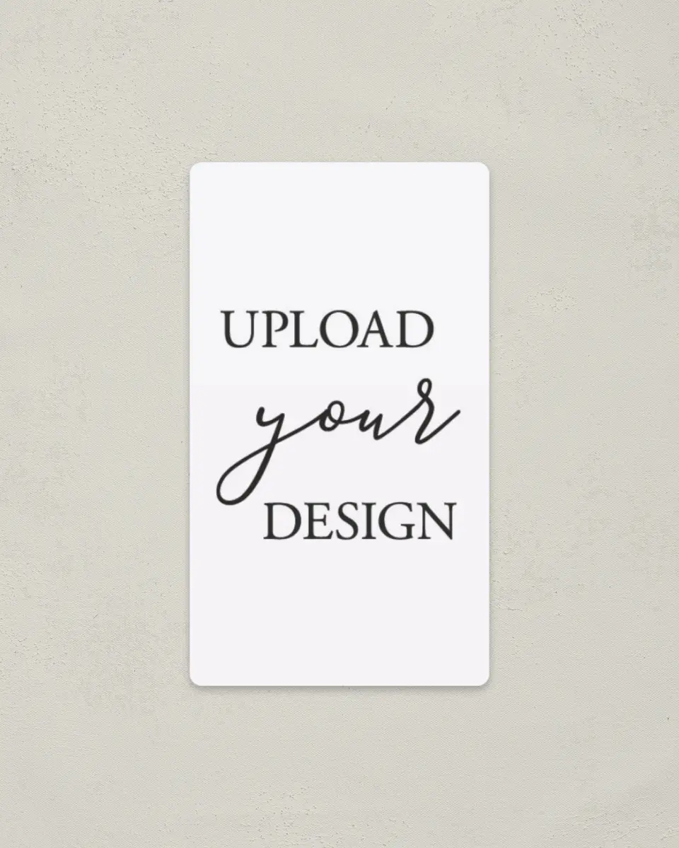 This is a 2" x 3½" Upload Your Design called 2" x 3½" Business Card Magnets printed in full color with a Standard Gloss finish