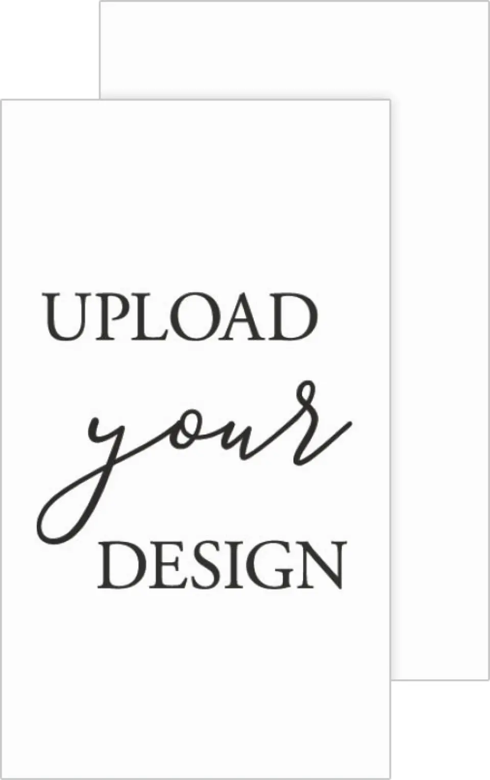 This is a 2" x 3½" Upload Your Design called  printed in full color
