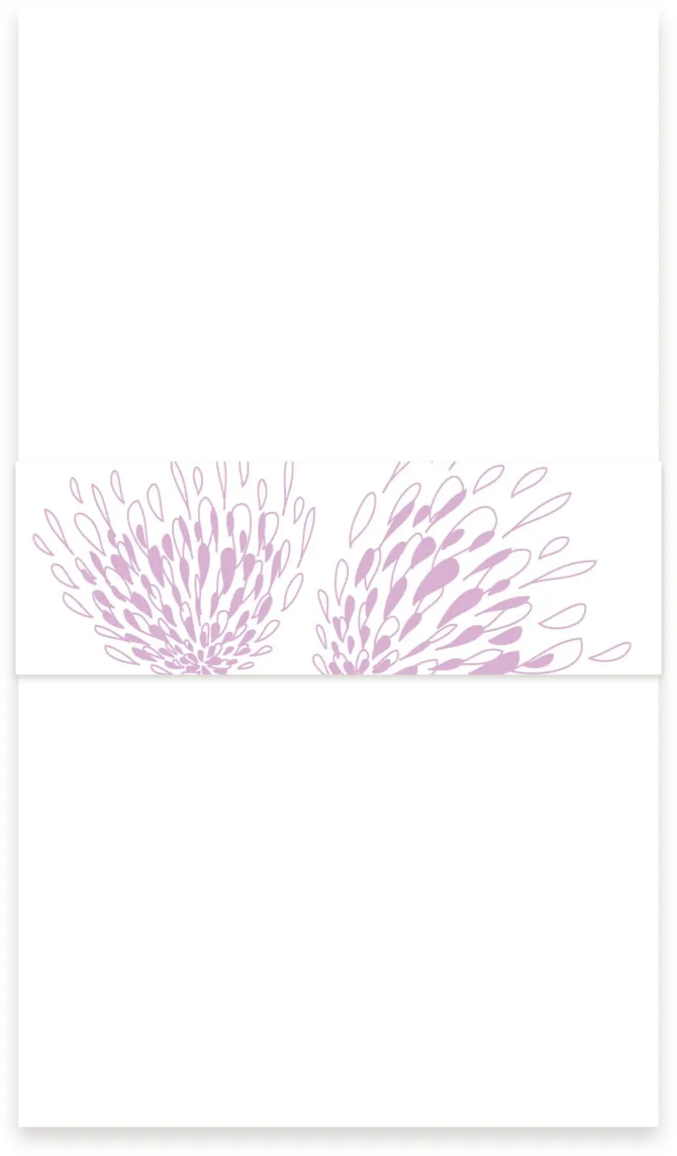 This is a 1½" x 12" Vellum Band called Beautiful and Bold printed in full color