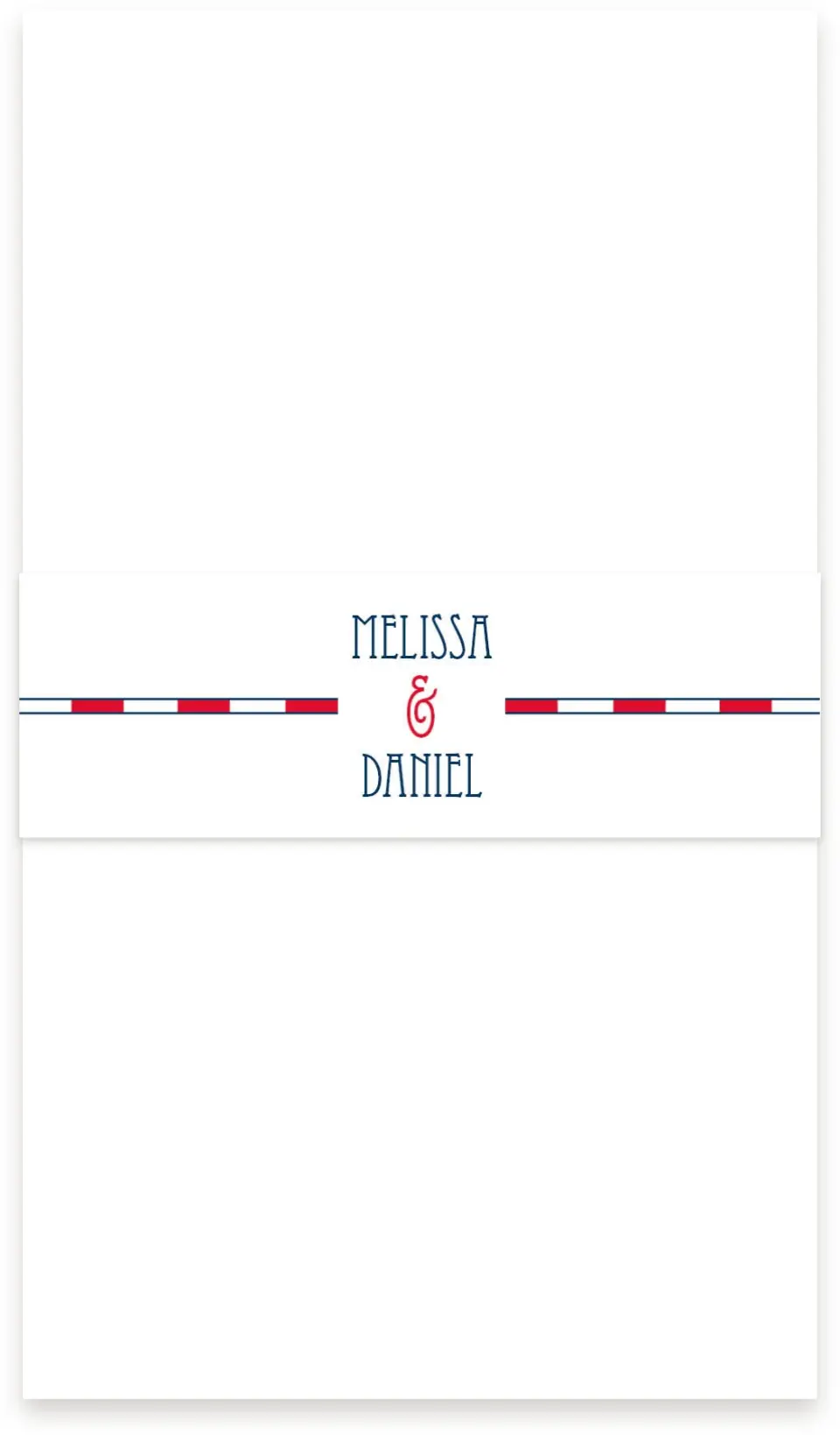 This is a 1½" x 12" Vellum Band called Nautical Feelings printed in full color