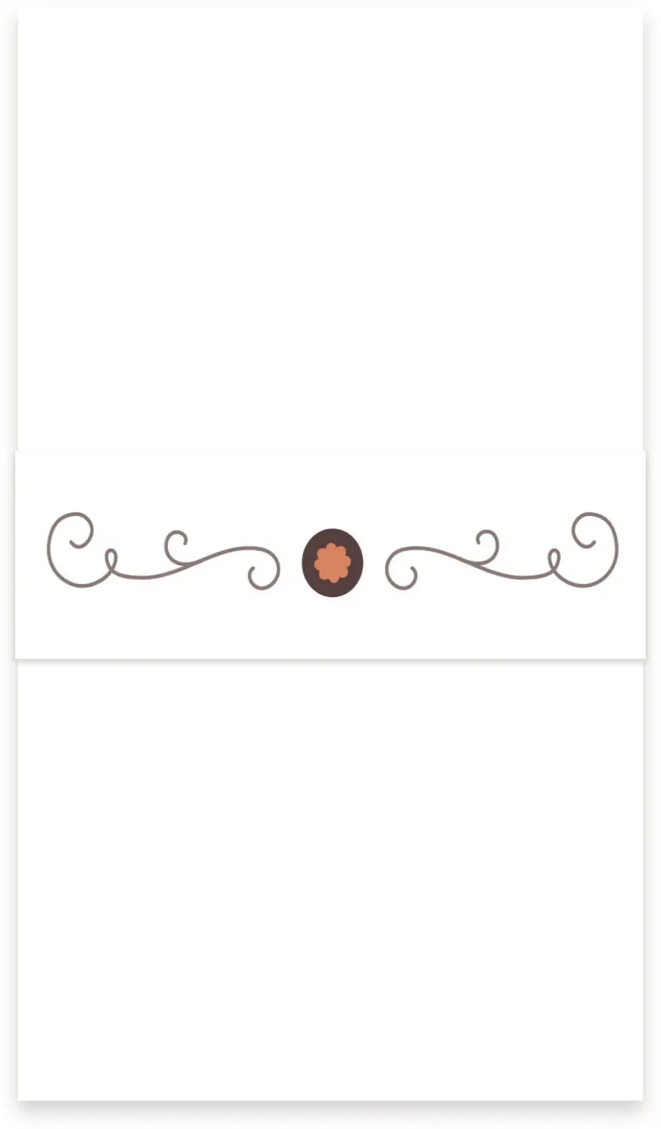 This is a 1½" x 12" Vellum Band called Fall Treasures printed in full color