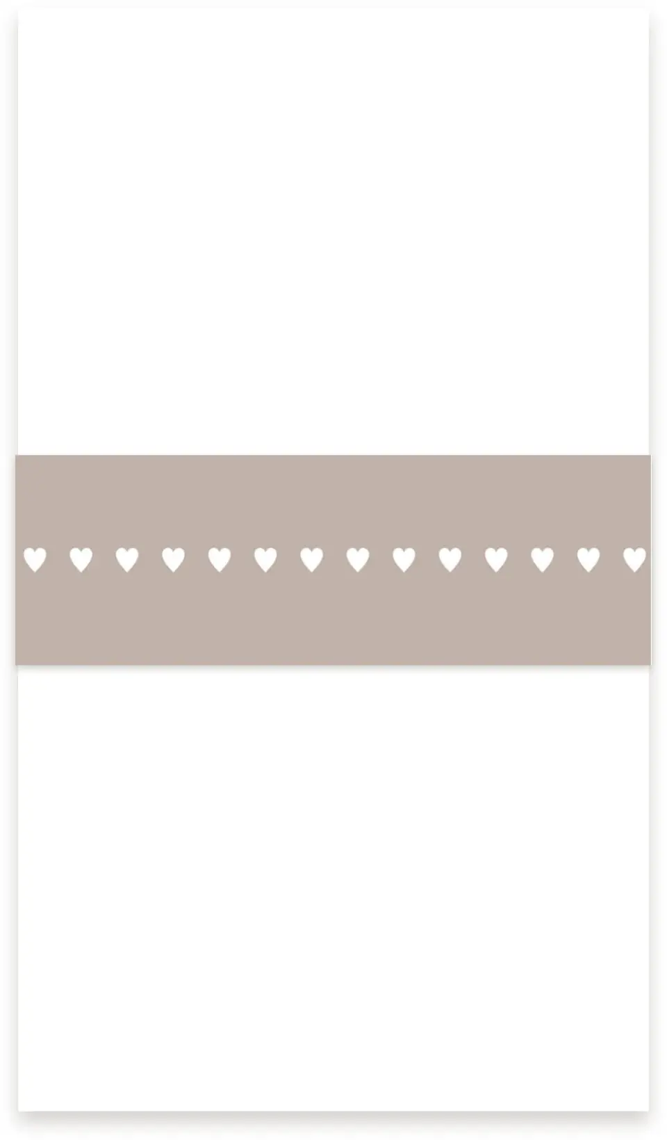 This is a 1½" x 12" Vellum Band called Honeycomb Sweetness printed in full color