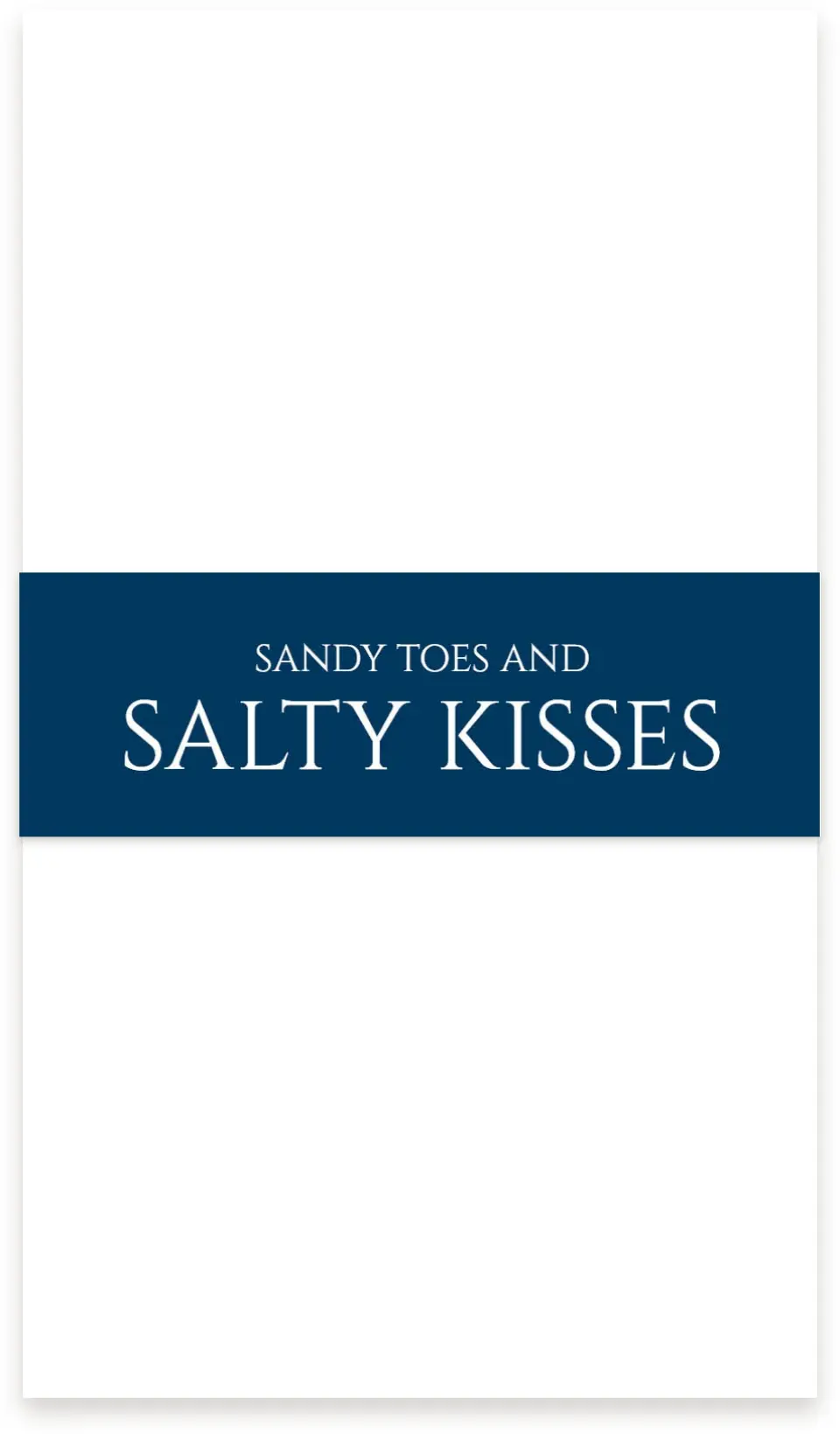 This is a 1½" x 12" Vellum Band called Love's Anchor printed in full color