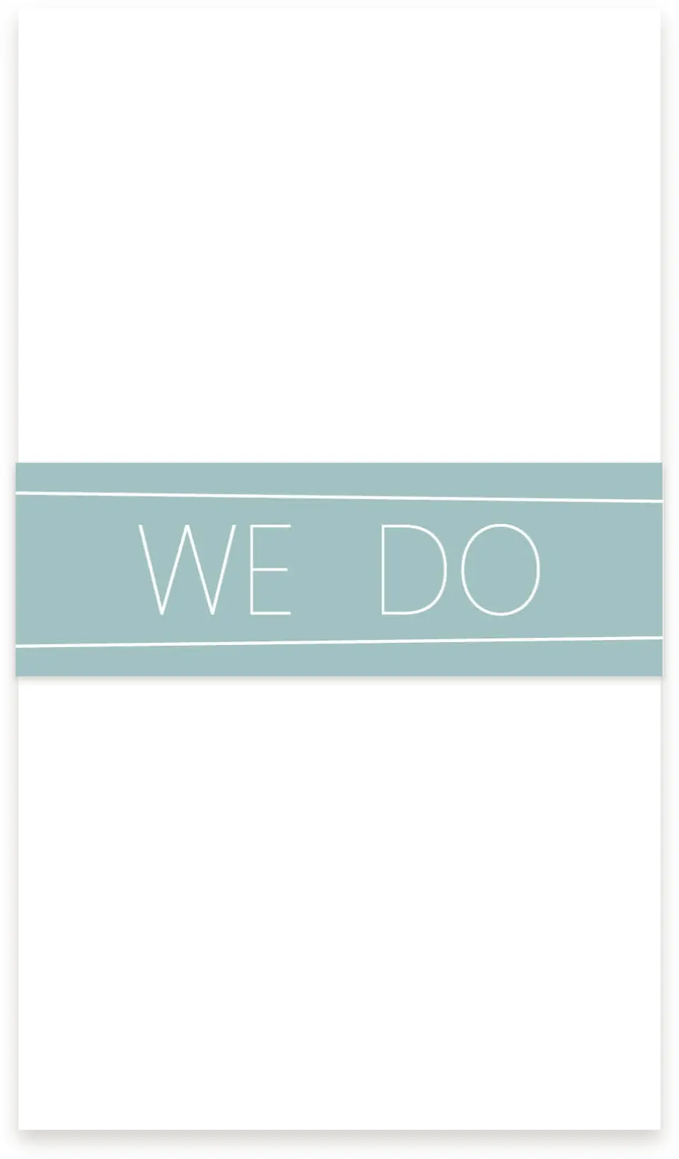 This is a 1½" x 12" Vellum Band called Forever Mine printed in full color