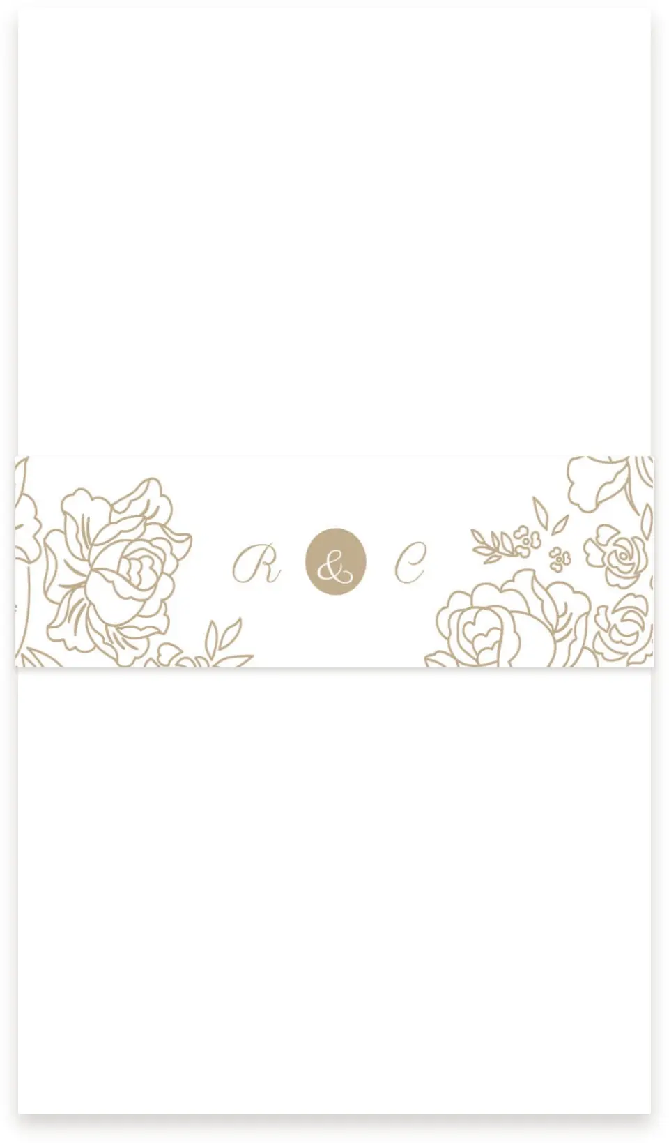 This is a 1½" x 12" Vellum Band called Rustic Woodgrain printed in full color