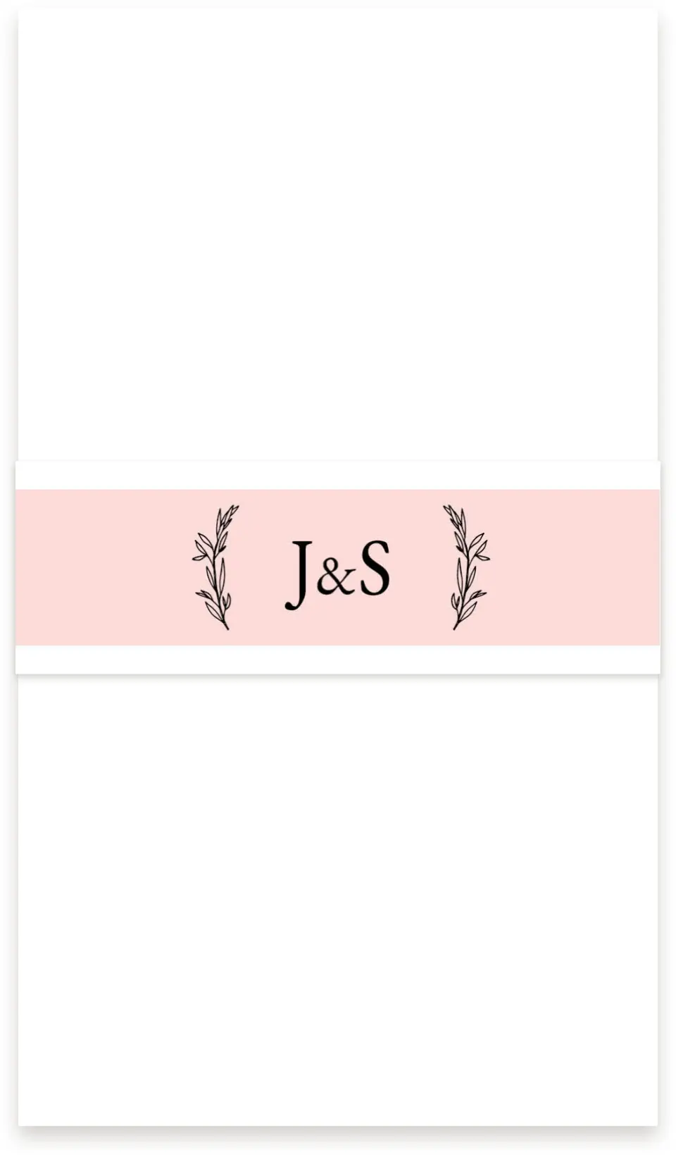 This is a 1½" x 12" Vellum Band called Love's Whisper printed in full color