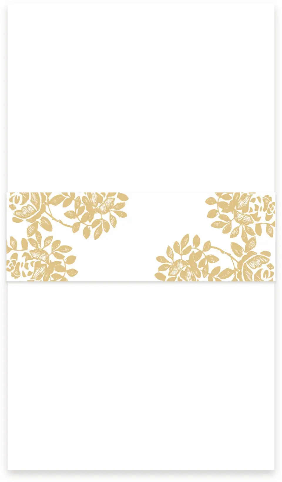 This is a 1½" x 12" Vellum Band called Etched Elegance printed in full color
