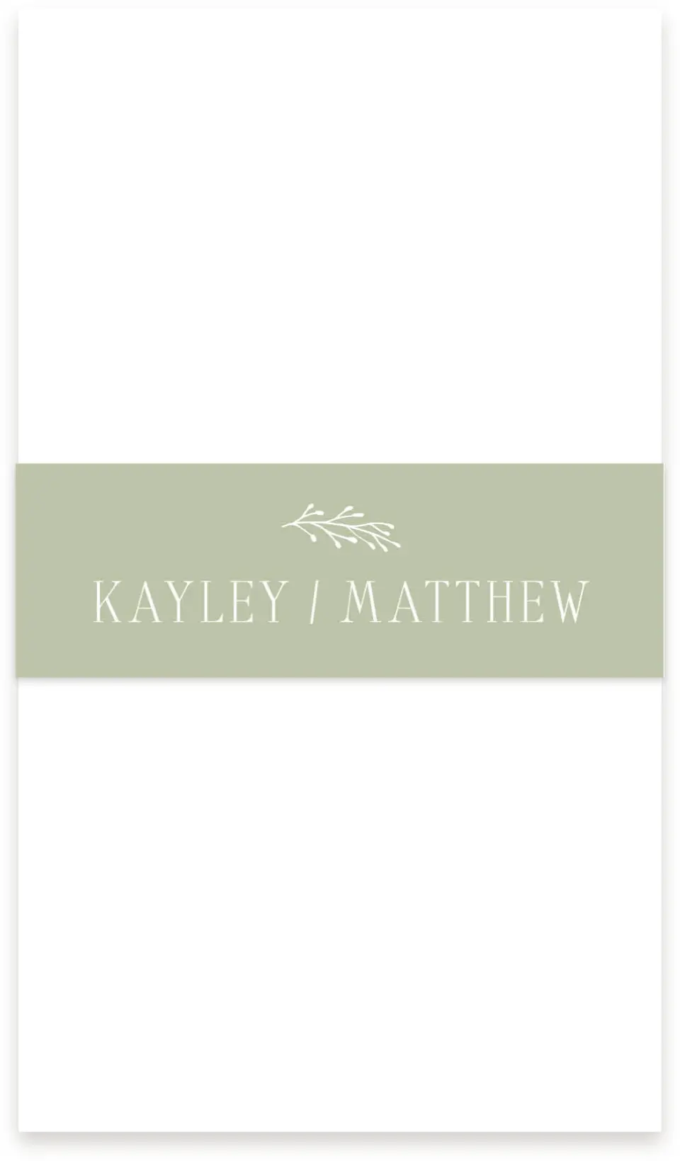 This is a 1½" x 12" Vellum Band called Enchanting Crown printed in full color