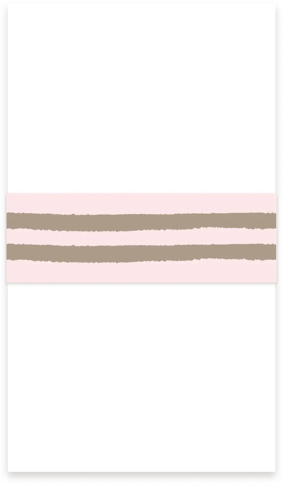This is a 1½" x 12" Vellum Band called Sweetened Stripes printed in full color
