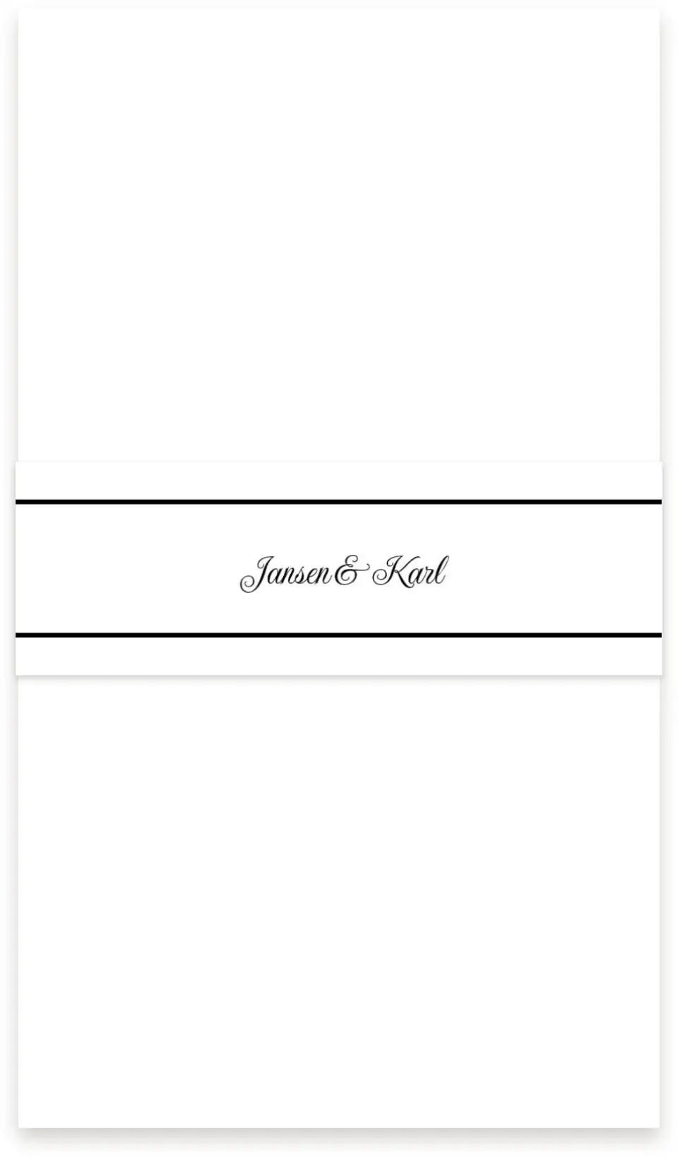 This is a 1½" x 12" Vellum Band called Violet Watercolor printed in full color