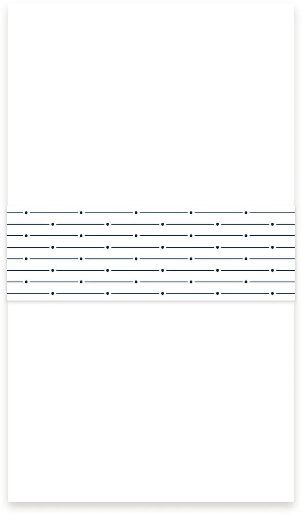 This is a 1½" x 12" Vellum Band called Midnight Shimmer printed in full color