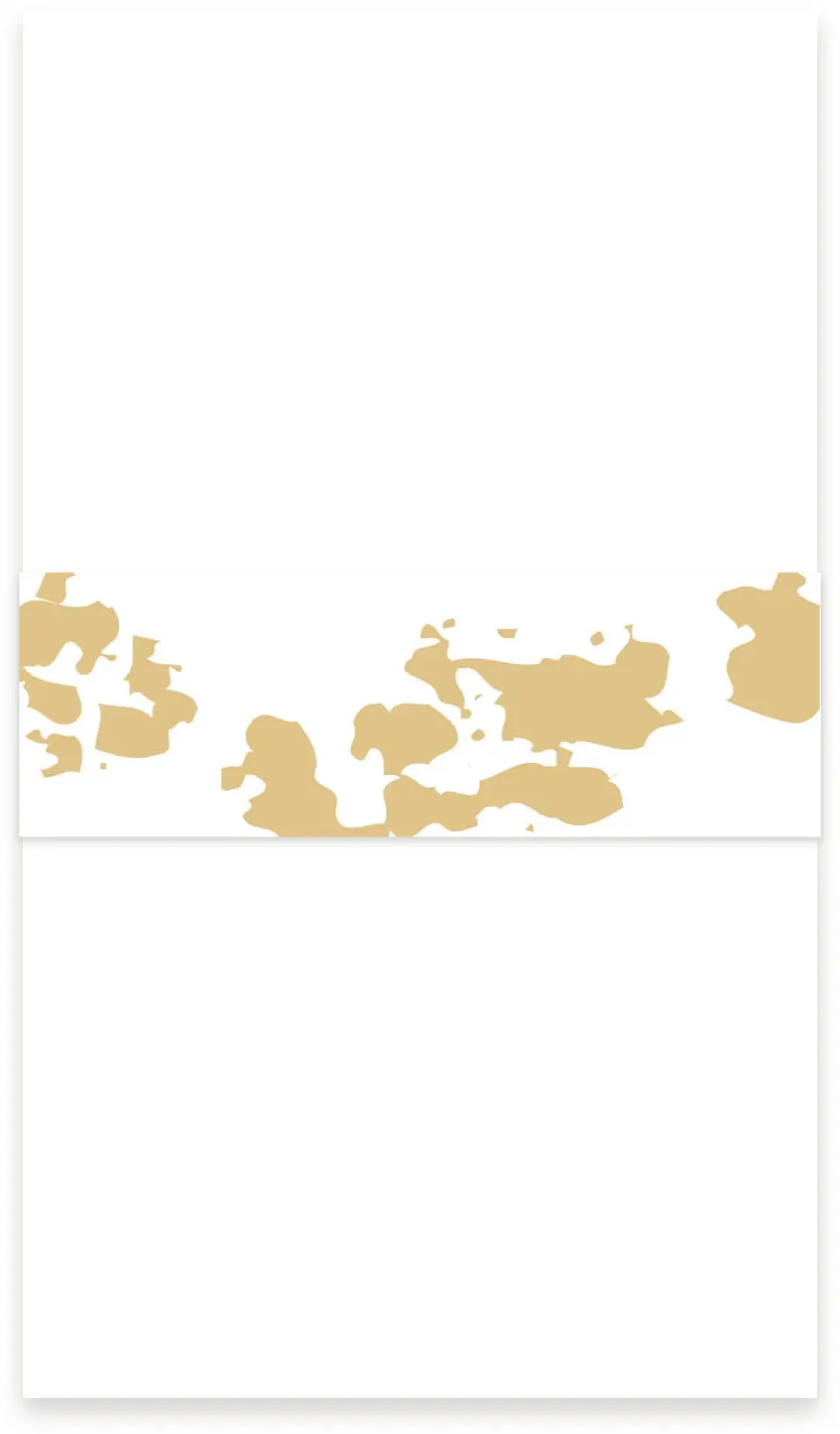 This is a 1½" x 12" Vellum Band called Inkblot Shine printed in full color