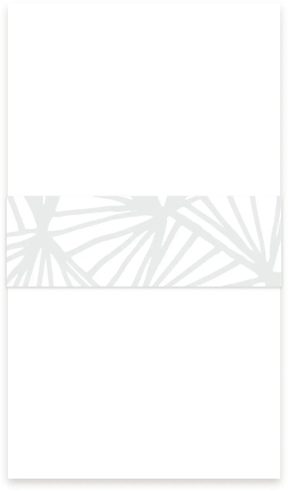 This is a 1½" x 12" Vellum Band called Devoted Deco printed in full color