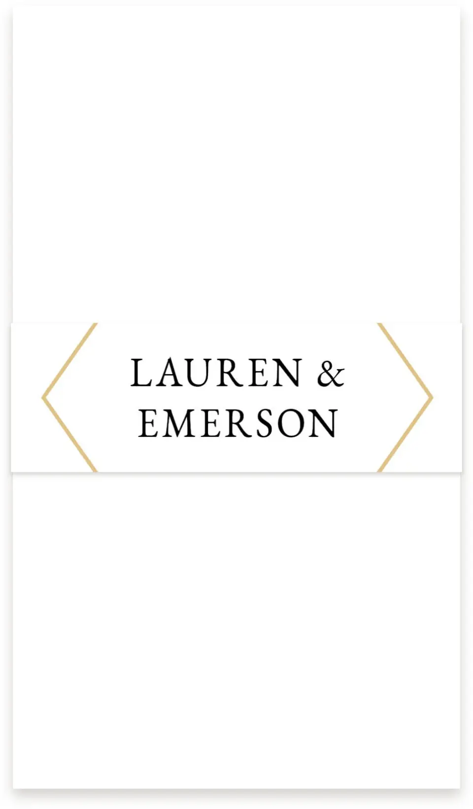 This is a 1½" x 12" Vellum Band called Elegant Marble printed in full color