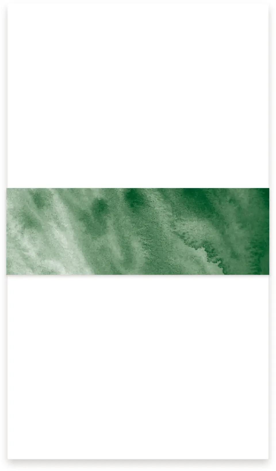 This is a 1½" x 12" Vellum Band called Watercolor Monogram printed in full color