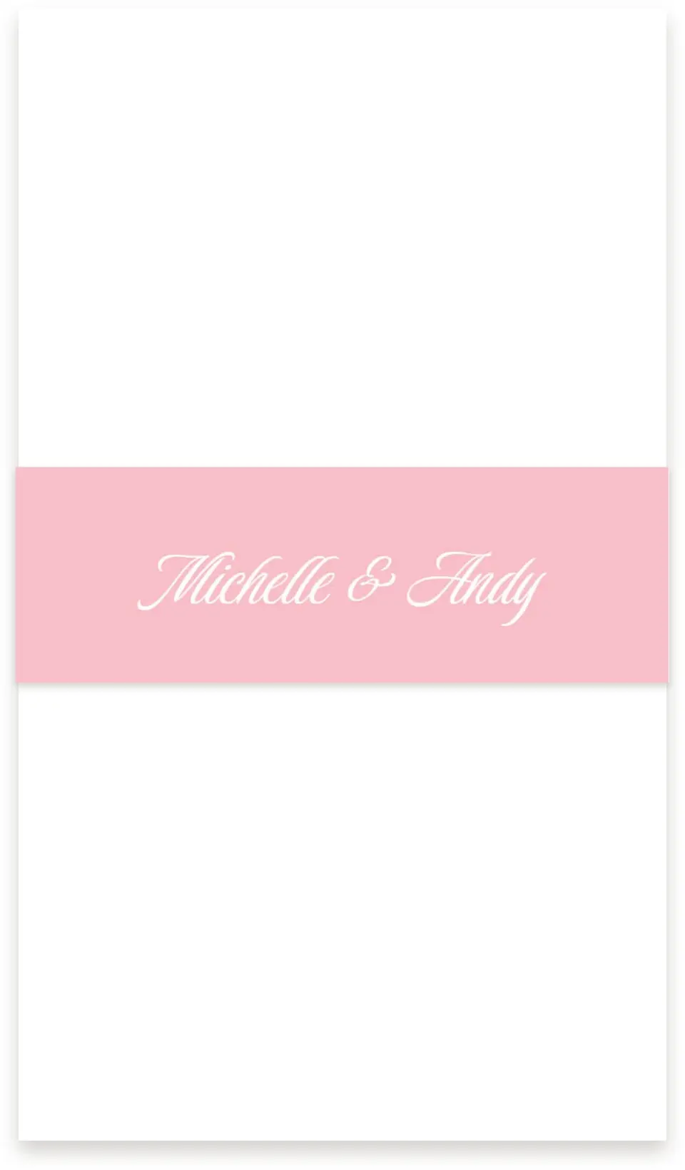 This is a 1½" x 12" Vellum Band called Shades of Love printed in full color