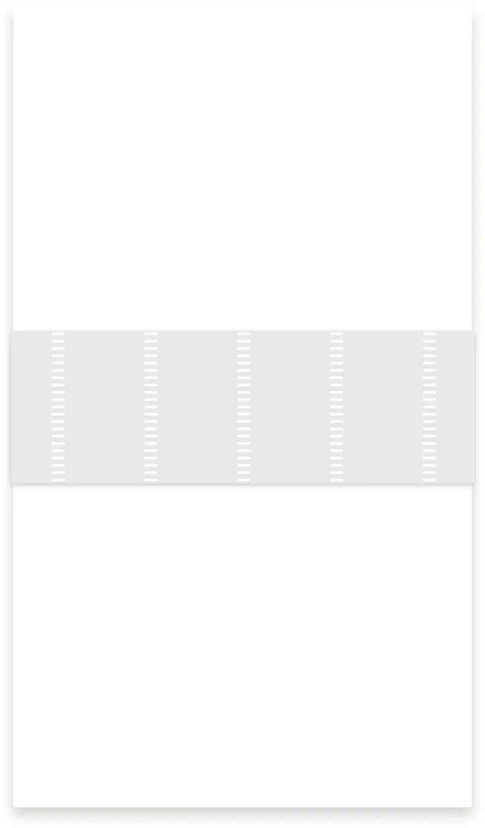 This is a 1½" x 12" Vellum Band called Love Grows printed in full color