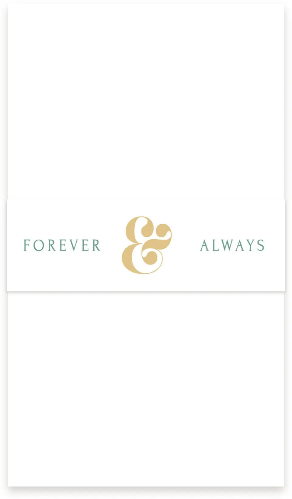 This is a 1½" x 12" Vellum Band called Modern Wreath printed in full color