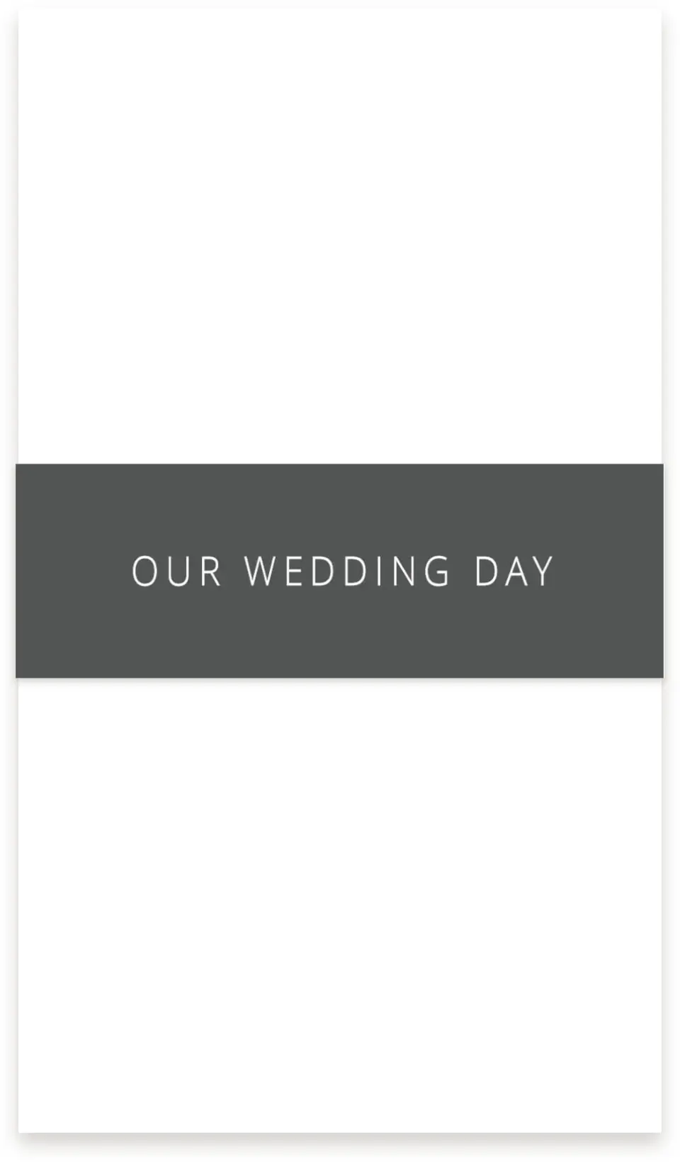 This is a 1½" x 12" Vellum Band called Stroke of Luck printed in full color