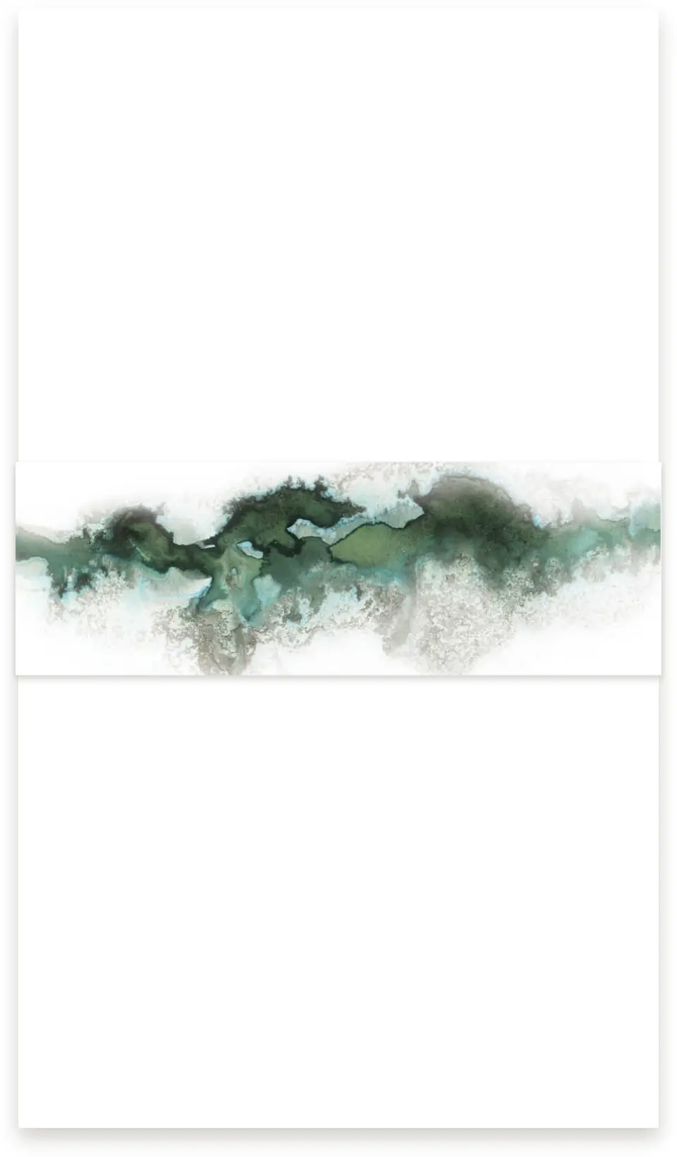 This is a 1½" x 12" Vellum Band called Ethereal Pool printed in full color