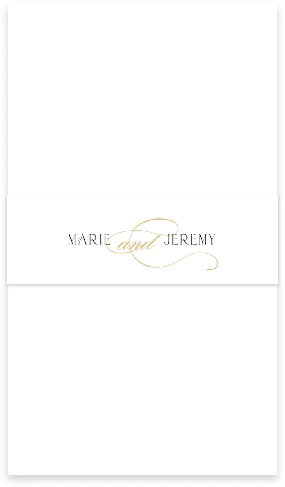 This is a 1½" x 12" Vellum Band called Spectacular Romance printed in full color