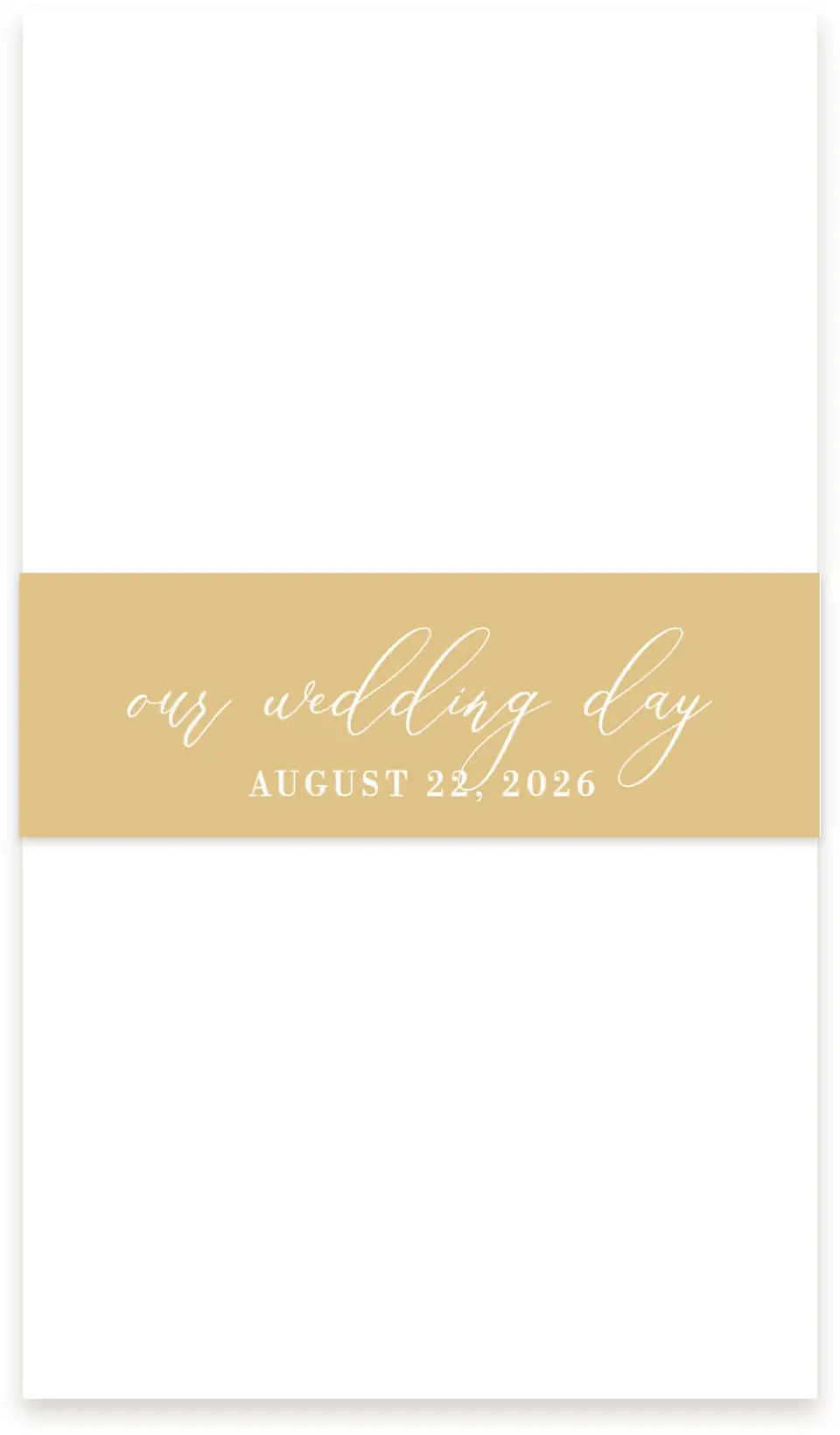 This is a 1½" x 12" Vellum Band called Charming Monogram printed in full color