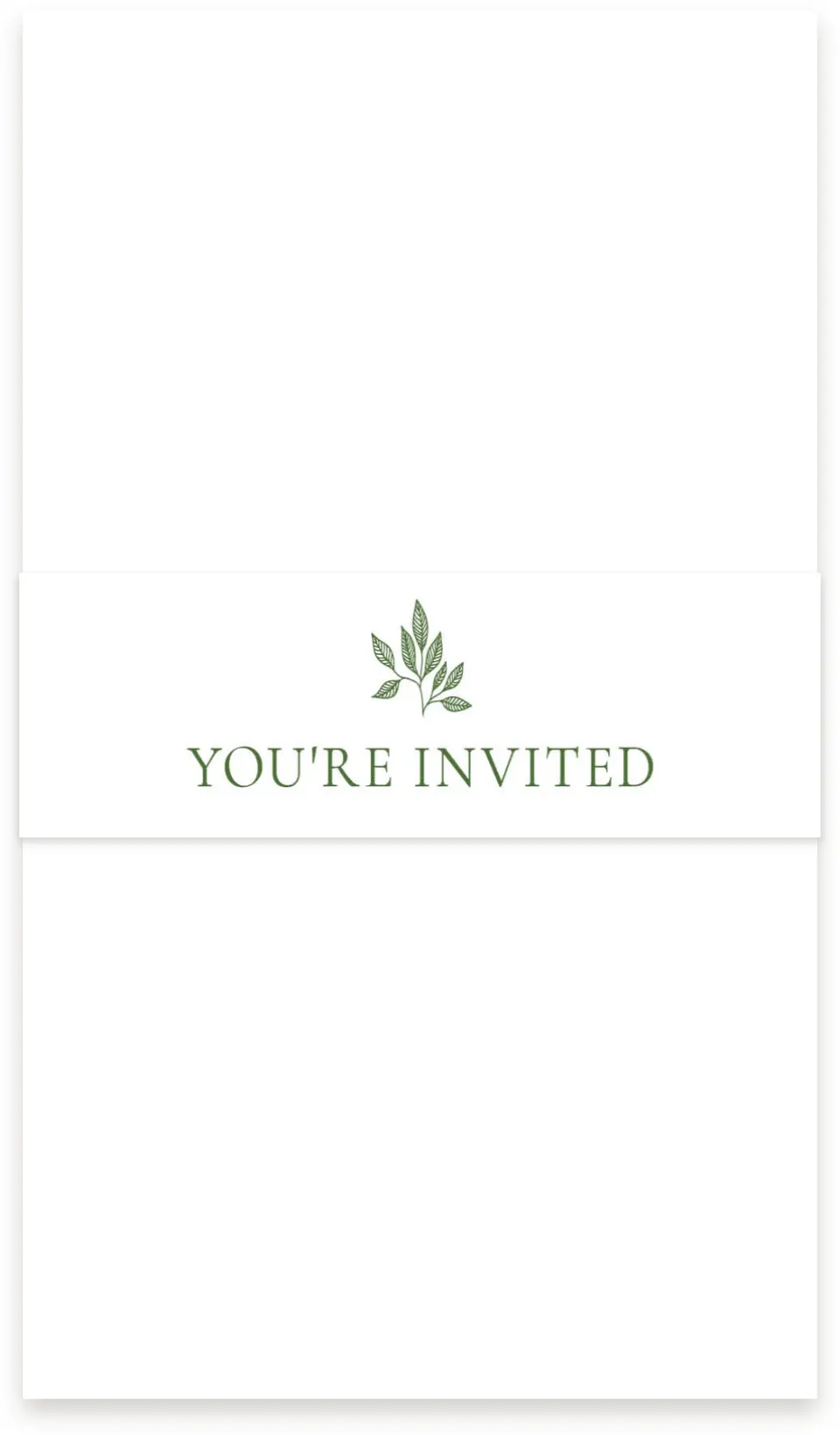 This is a 1½" x 12" Vellum Band called Rustic Grace printed in full color