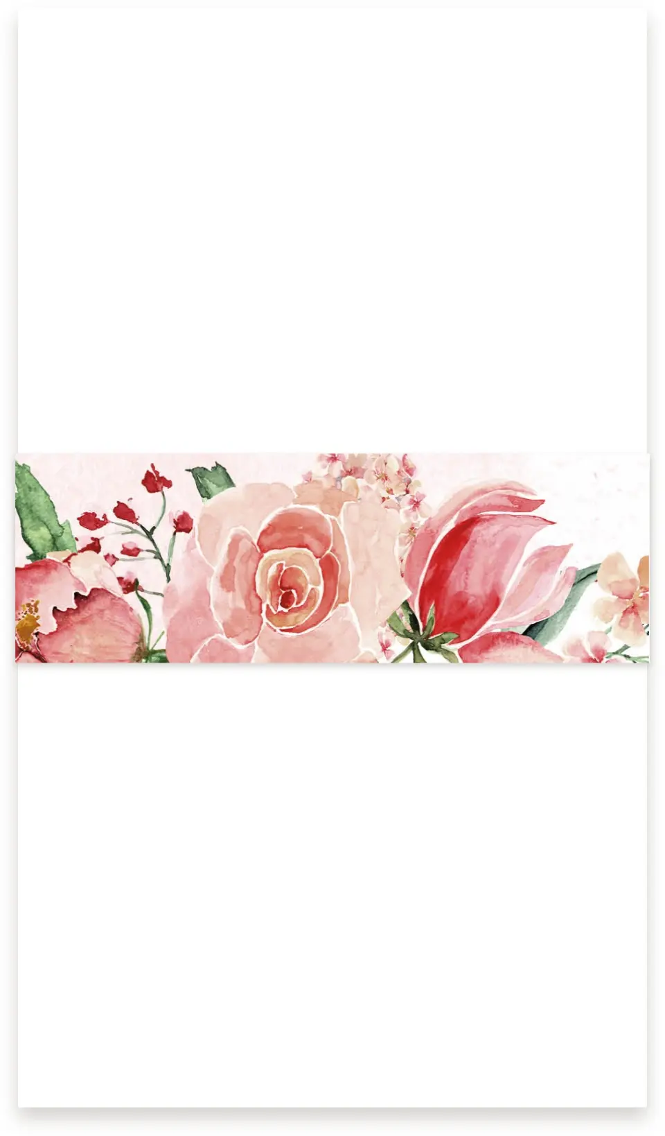 This is a 1½" x 12" Vellum Band called Enchanted Crown printed in full color