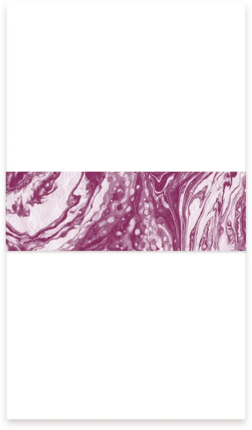 This is a 1½" x 12" Vellum Band called Marble Mystique printed in full color