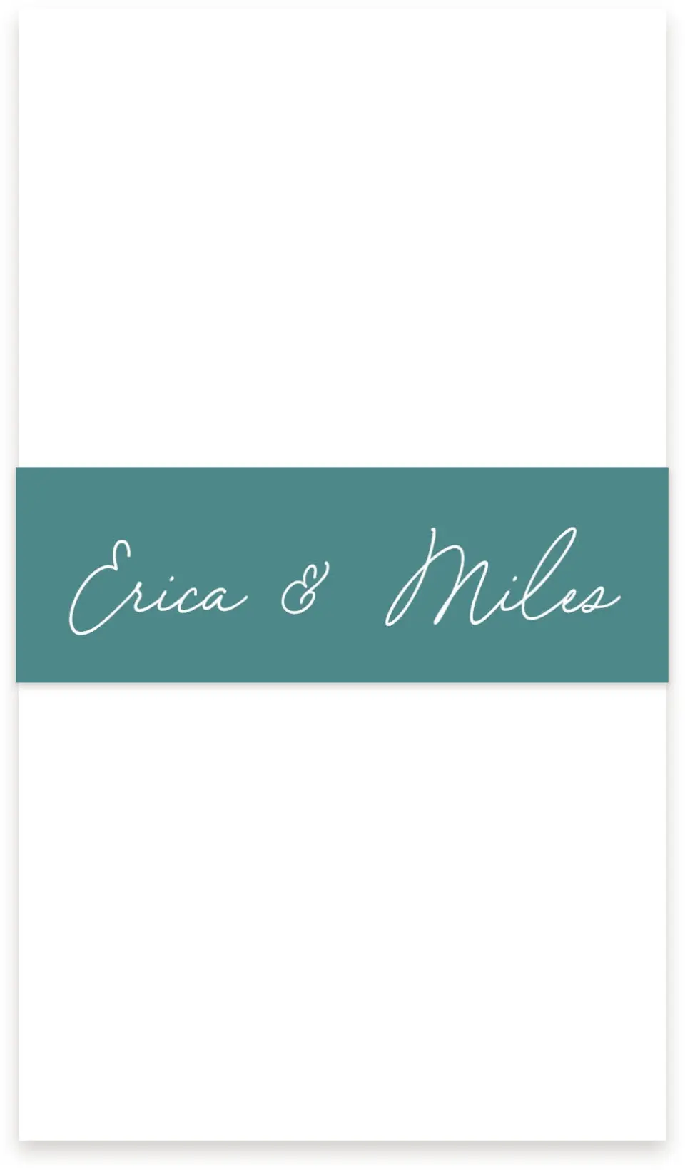 This is a 1½" x 12" Vellum Band called Blissfully Fall printed in full color