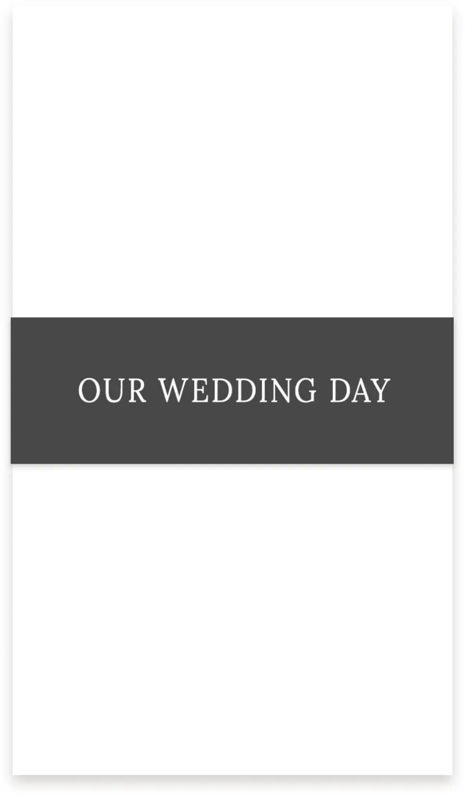 This is a 1½" x 12" Vellum Band called Delicate Splendor printed in full color