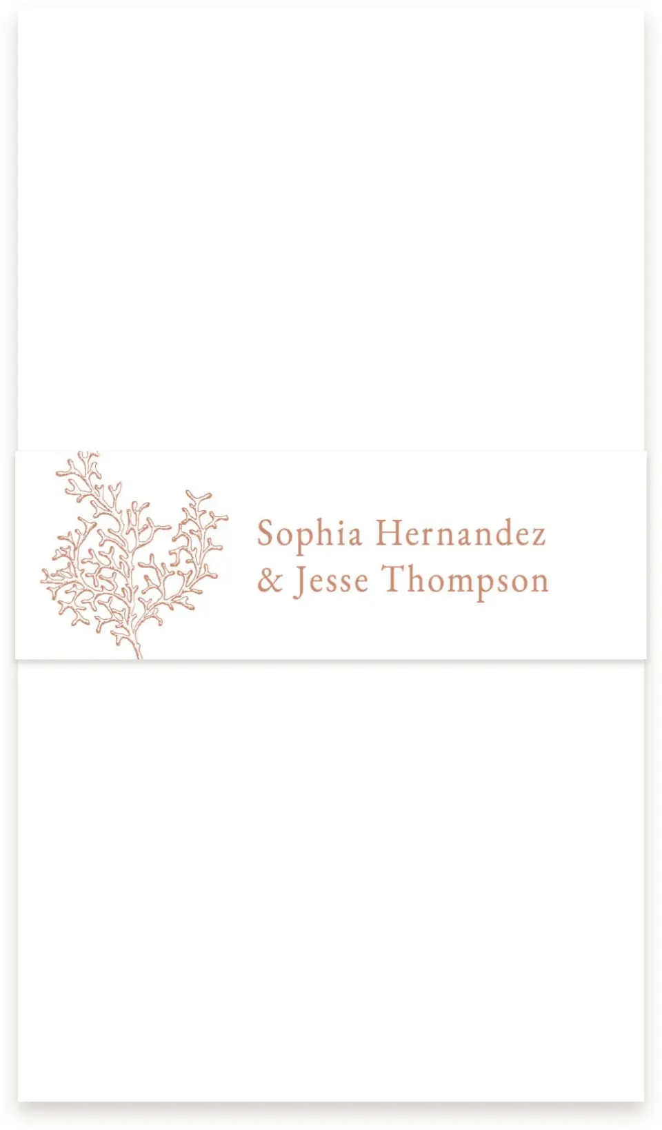 This is a 1½" x 12" Vellum Band called Tropical Heaven printed in full color