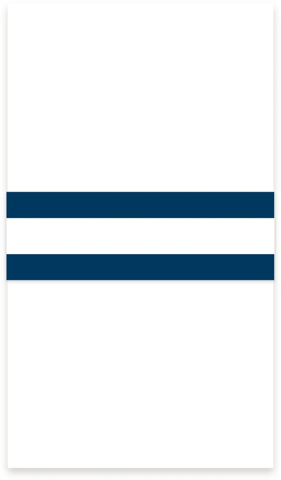This is a 1½" x 12" Vellum Band called Nautical Stripes printed in full color