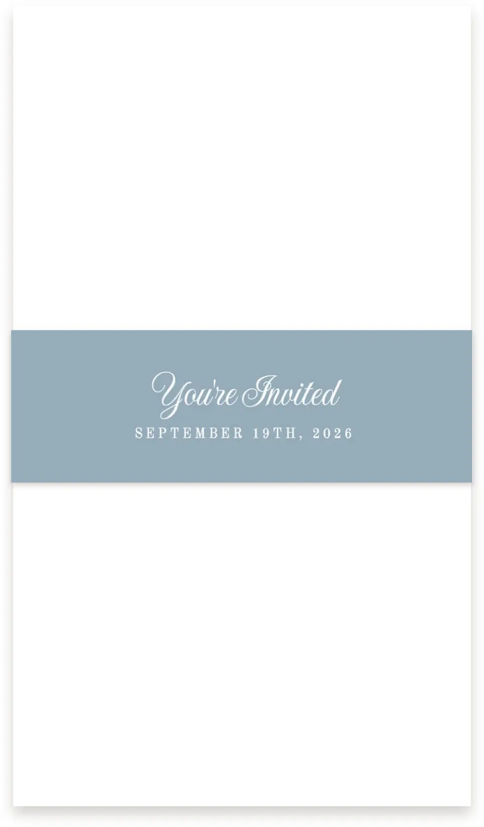 This is a 1½" x 12" Vellum Band called Painted Majesty printed in full color